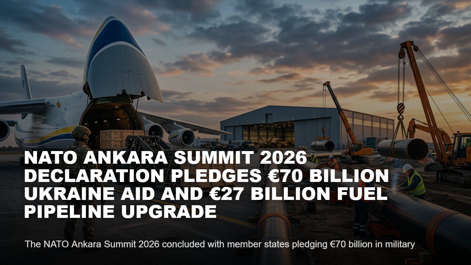 NATO Ankara Summit 2026 Outcomes: €70B Ukraine Aid Pledged