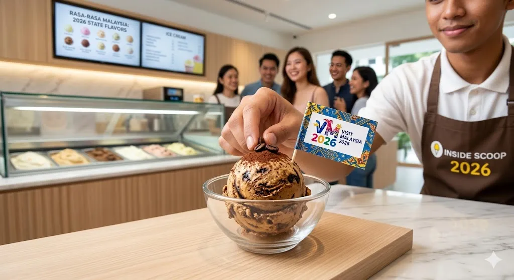 Inside Scoop's new state-inspired ice cream flavors launched for the Visit Malaysia 2026 campaign.