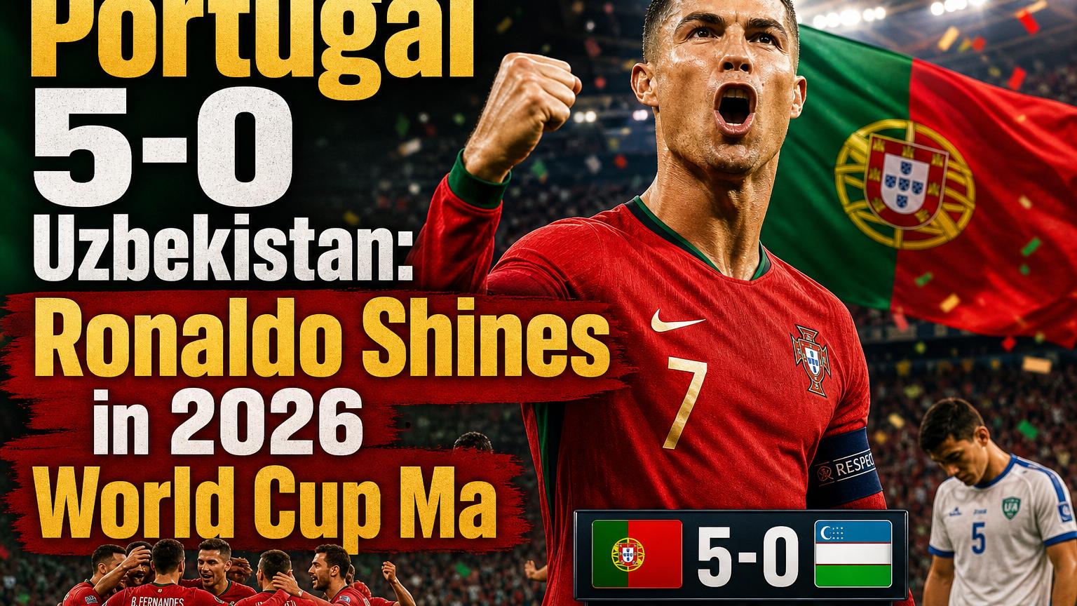 Portugal vs Uzbekistan (5-0) 2026 World Cup Match Report