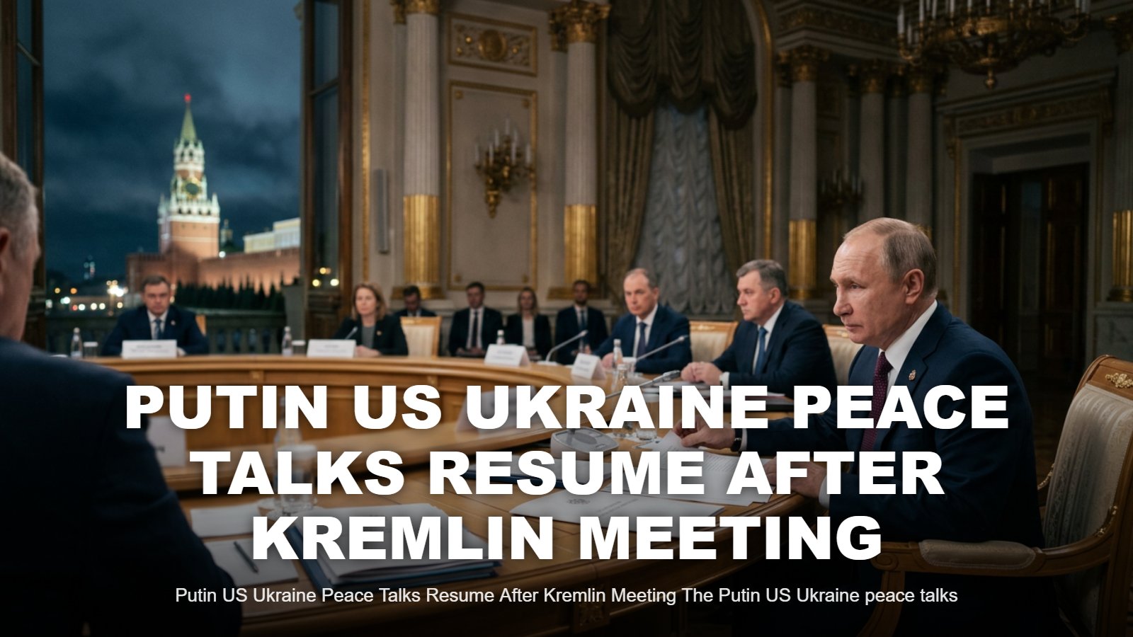 Putin Meets US Envoys as Ukraine Peace Talks Resume