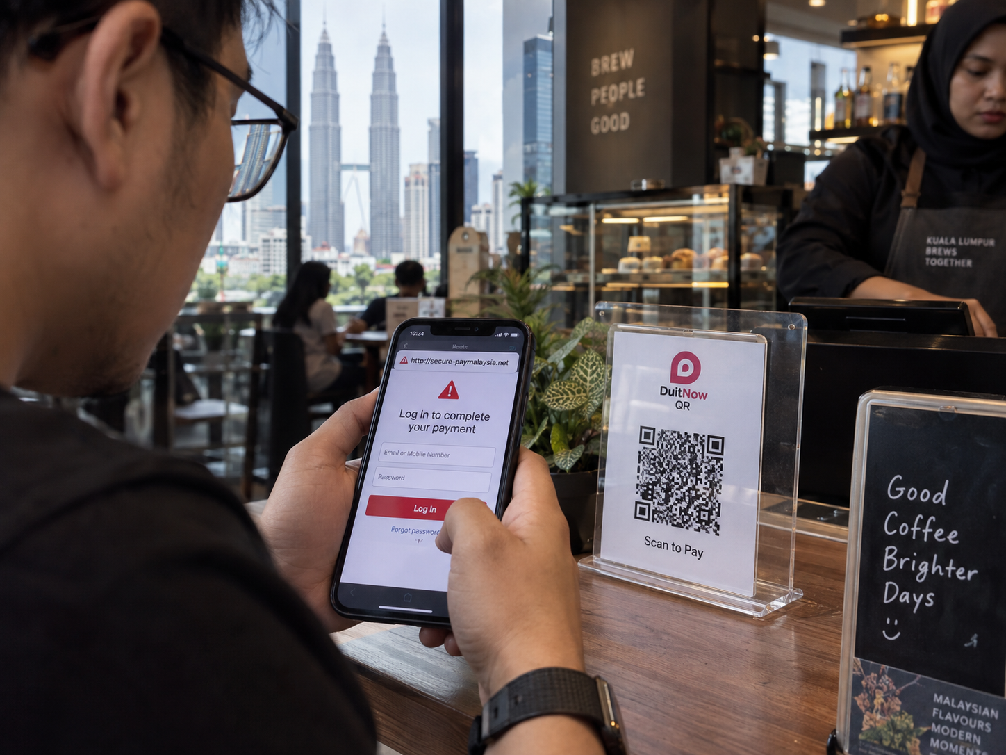QR code scam Malaysia