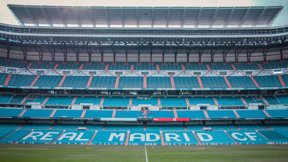 Real Madrid squad in training ahead of fixture