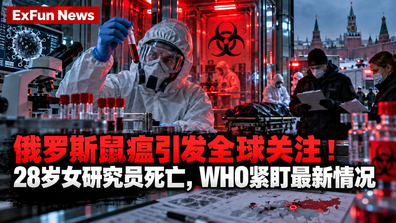 俄罗斯鼠瘟最新消息2026：28岁女研究员死亡，WHO介入调查，疫情会传到马来西亚吗？| ExFunCity News