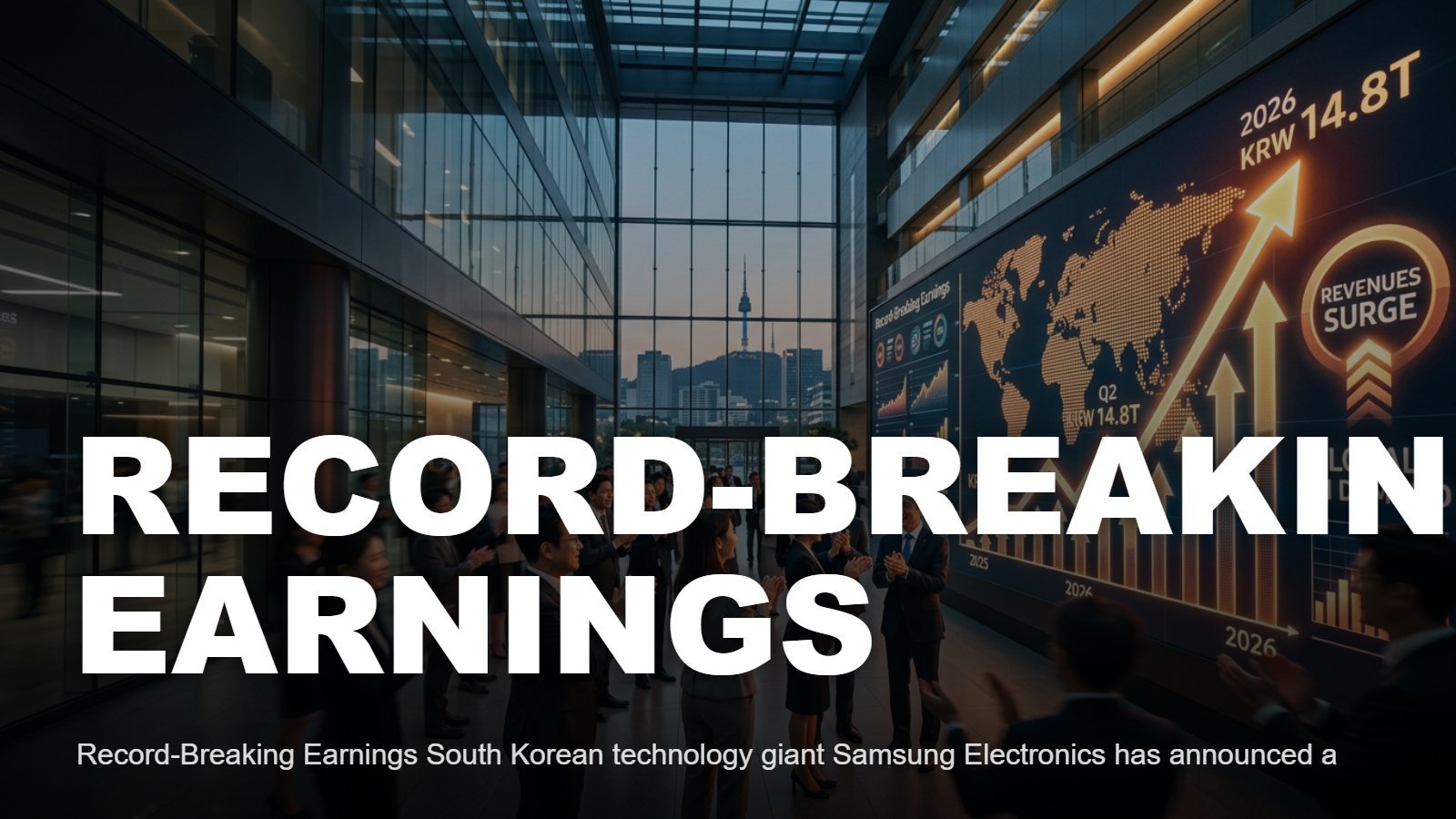 Samsung Electronics reports a staggering 1,800% jump in Q2.