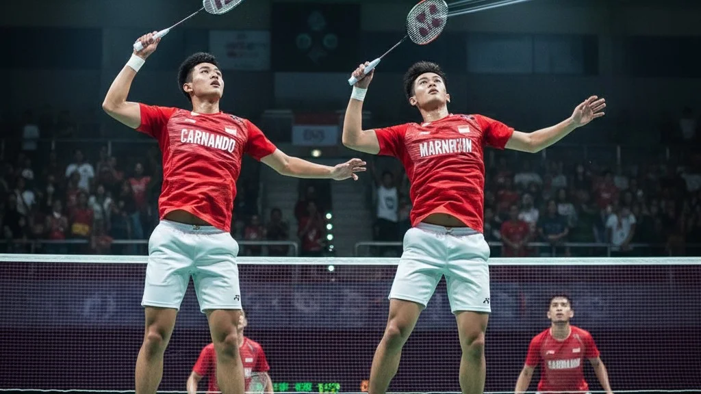 leo-rolly-carnando-daniel-marthin-badminton-smash-action
