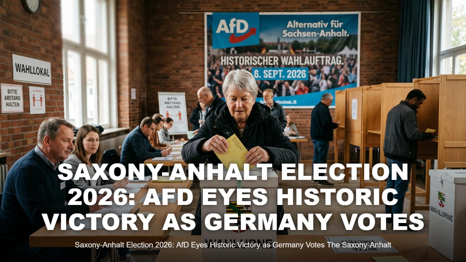 Saxony-Anhalt Election 2026: AfD Eyes Historic Win