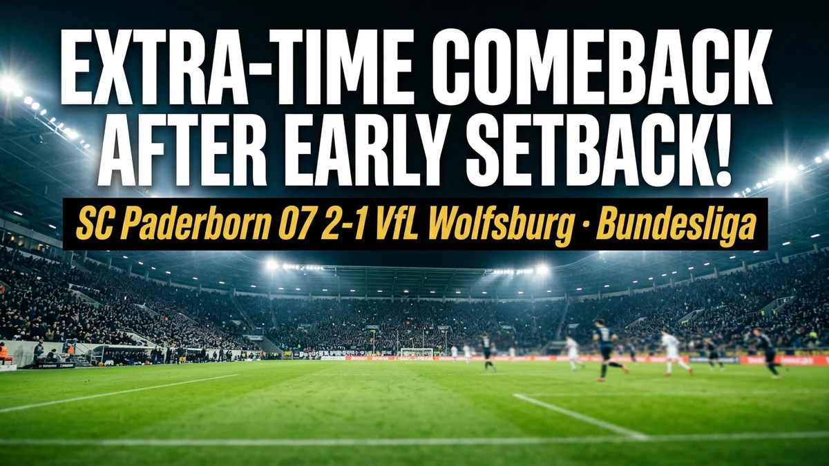 Paderborn 2-1 Wolfsburg: Extra-Time Comeback Result