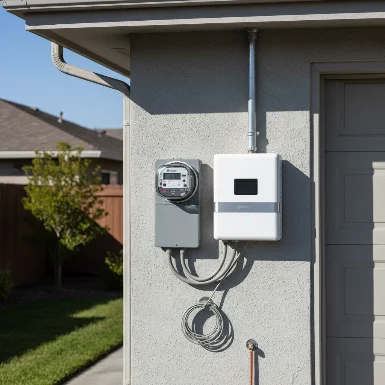 electric-meter-and-solar-inverter-setup