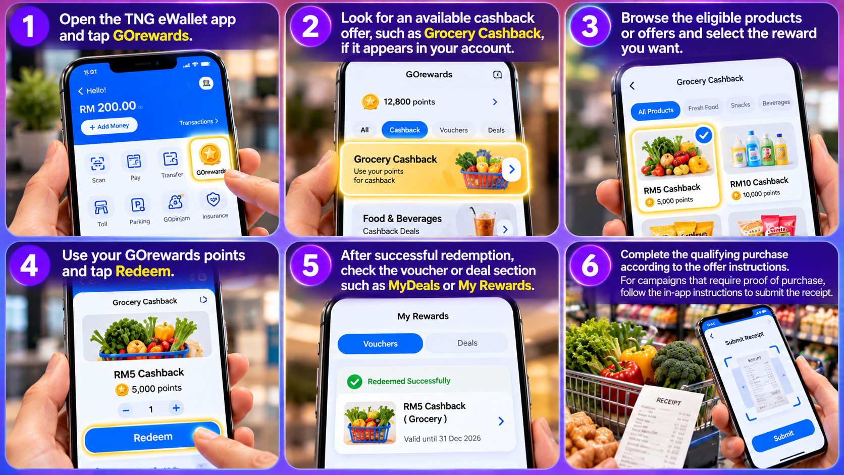 TNG eWallet cashback