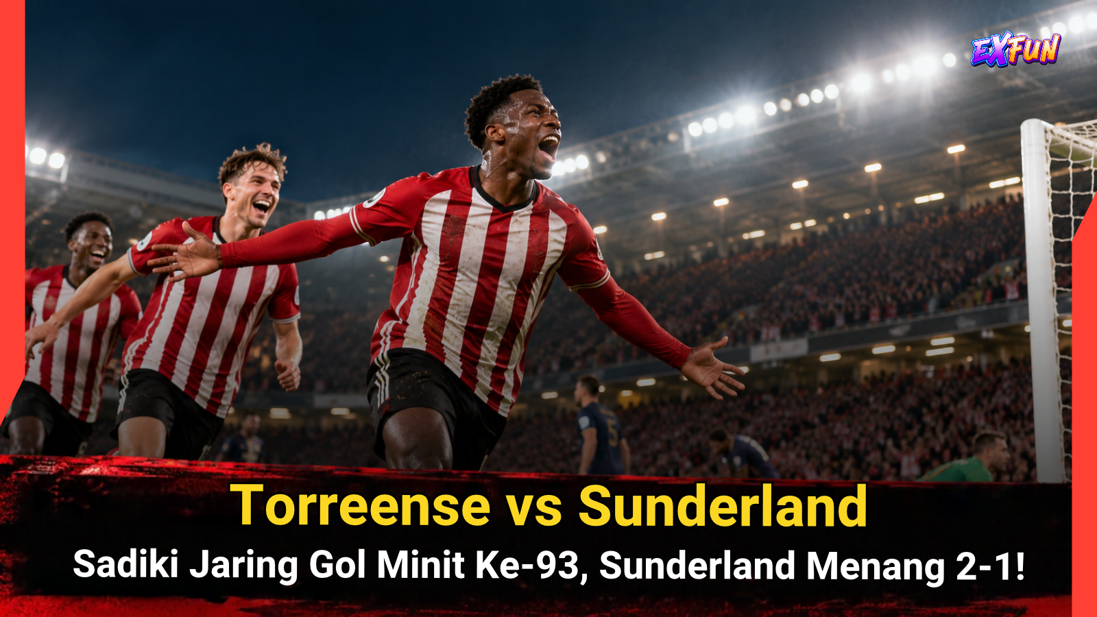 Sunderland Menang 2-1! Gol Saat Akhir Sadiki Cipta Sejarah Europa League  Slug: