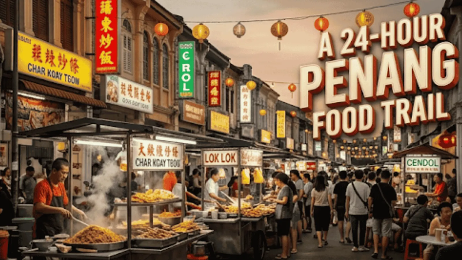 Meta Title: Penang Street Food Guide: 24-Hour Hawker Itinerary