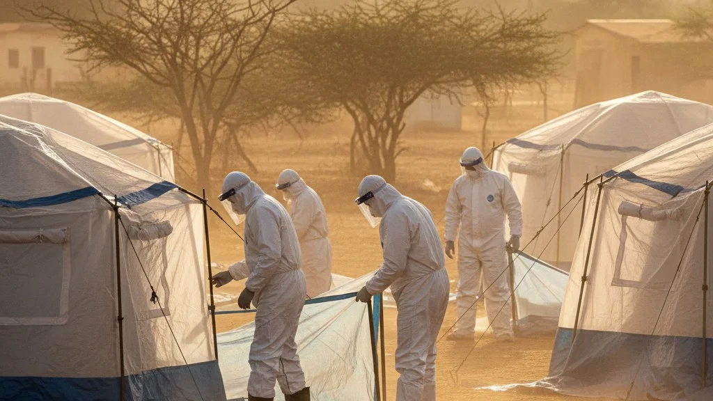 medical-workers-in-protective-gear-establishing-ebola-isolation-tents-ituri-prov