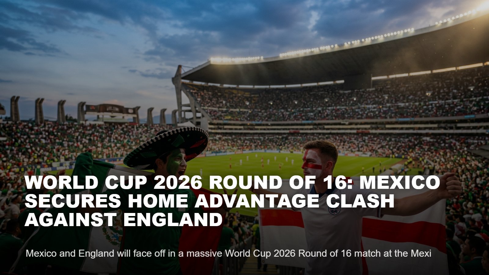 Mexico vs England World Cup 2026: Round of 16 Preview