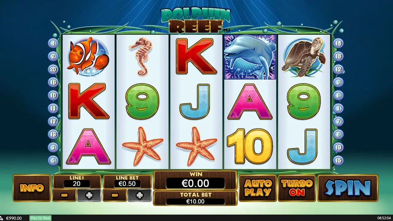 Dolphin Reef slot game by 918Kiss