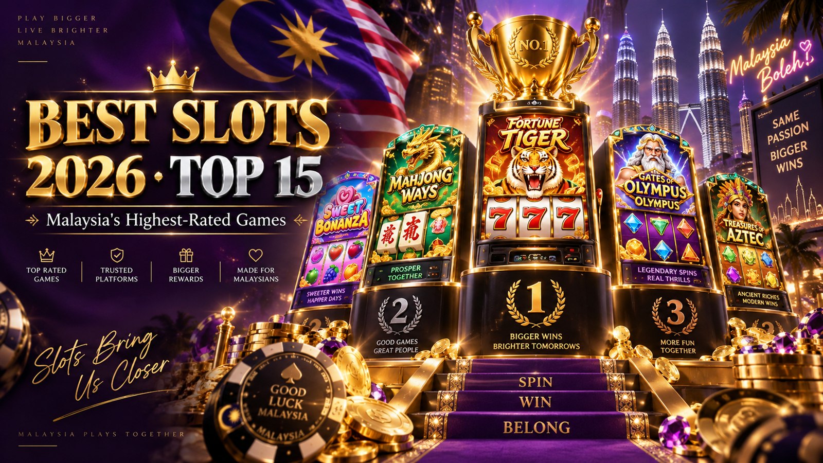 Best Slots in Malaysia 2026: Top 15 Games (RTP & Max Win)