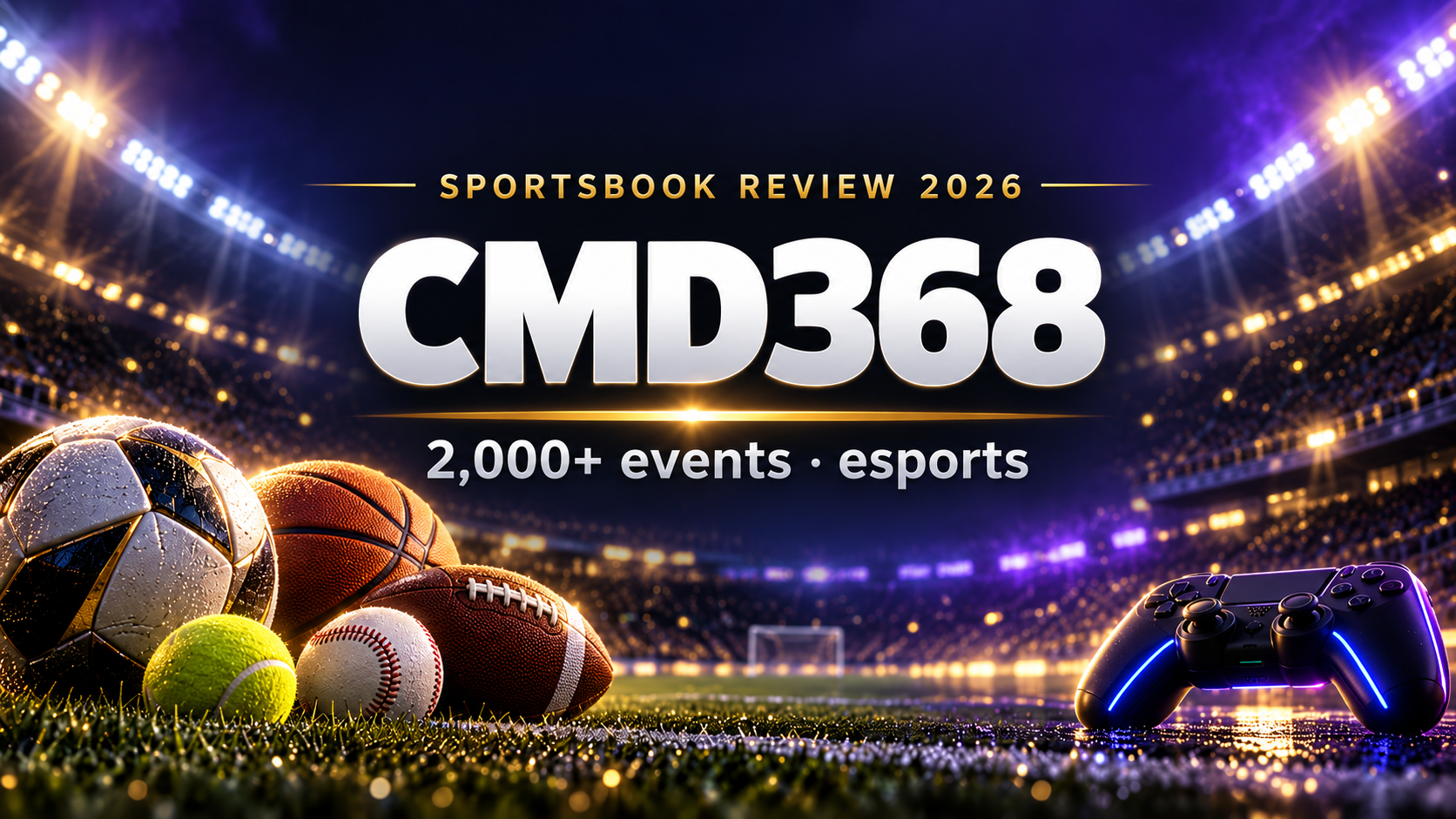 CMD368 体育评测 2026：每周 2,000+ 场、电竞强