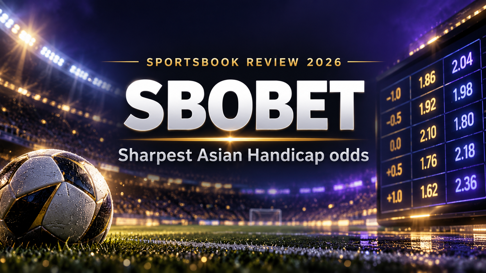 SBOBET（利记）评测 2026：亚洲让球水位最低、限额高，适合谁？