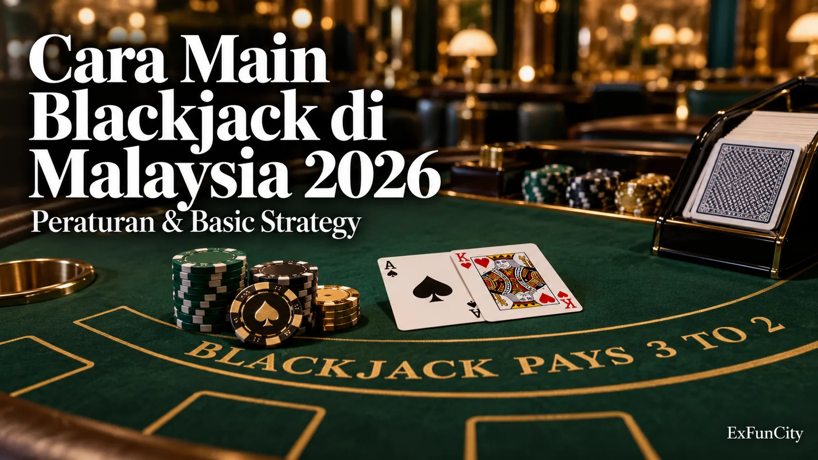 Cara Main Blackjack di Malaysia 2026: Peraturan & Basic Strategy