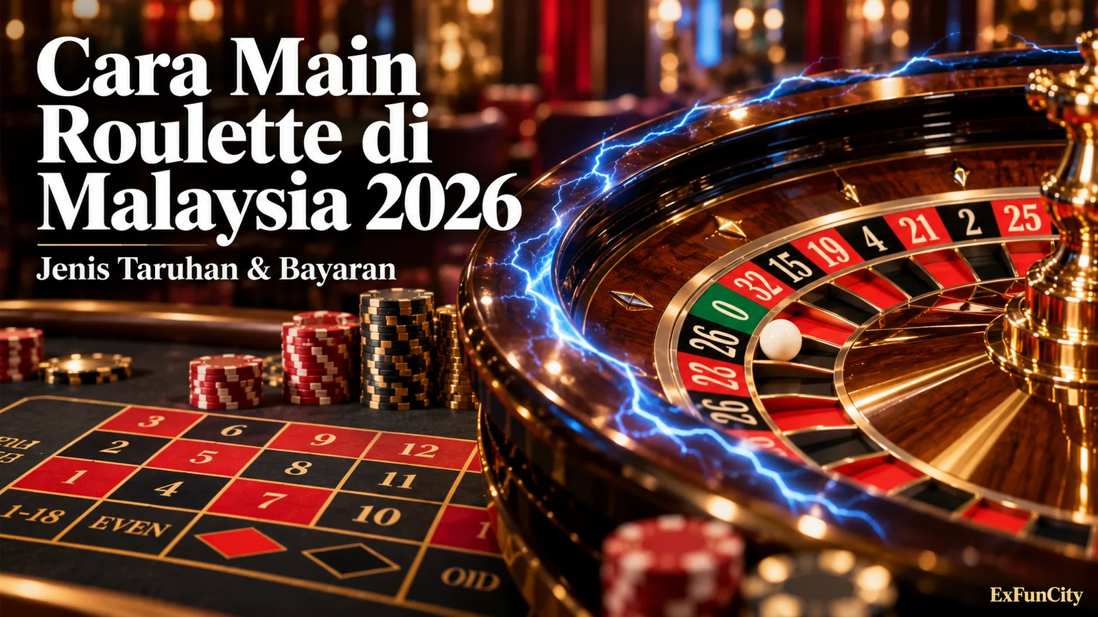 Cara Main Roulette di Malaysia 2026: Jenis Taruhan & Bayaran