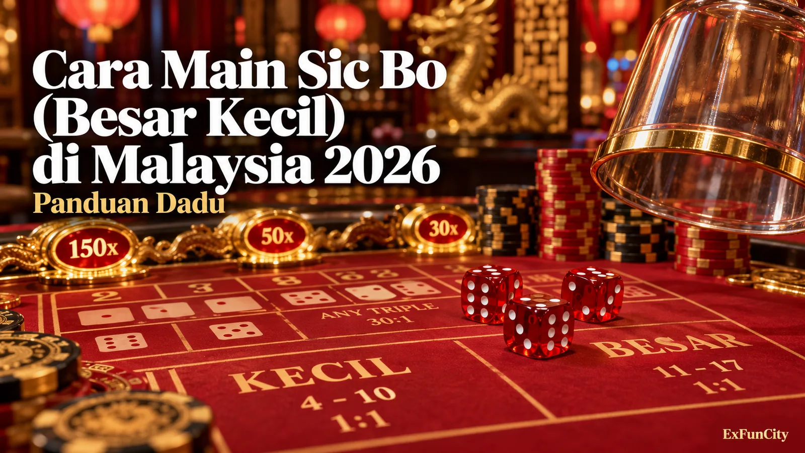 Cara Main Sic Bo (Besar Kecil) di Malaysia 2026: Panduan Dadu