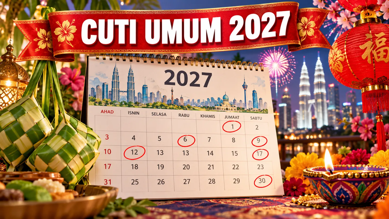 Kalendar cuti umum Malaysia 2027