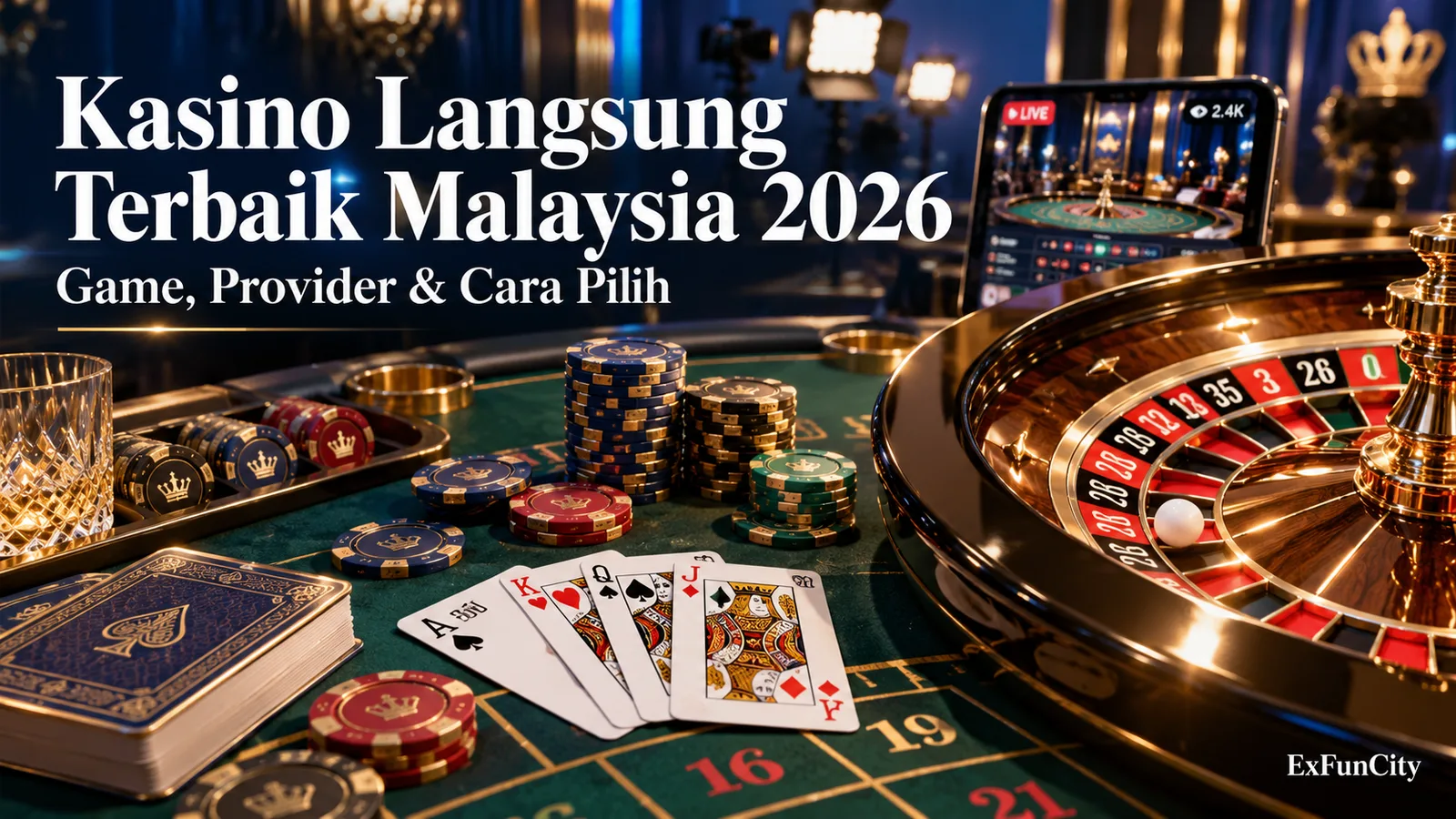 Kasino Langsung Terbaik Malaysia 2026: Game, Provider & Cara Pilih