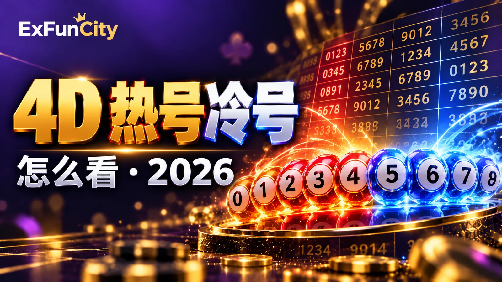 4D 热号冷号怎么看 — 马来西亚 4D 预测方法 2026 | ExFunCity