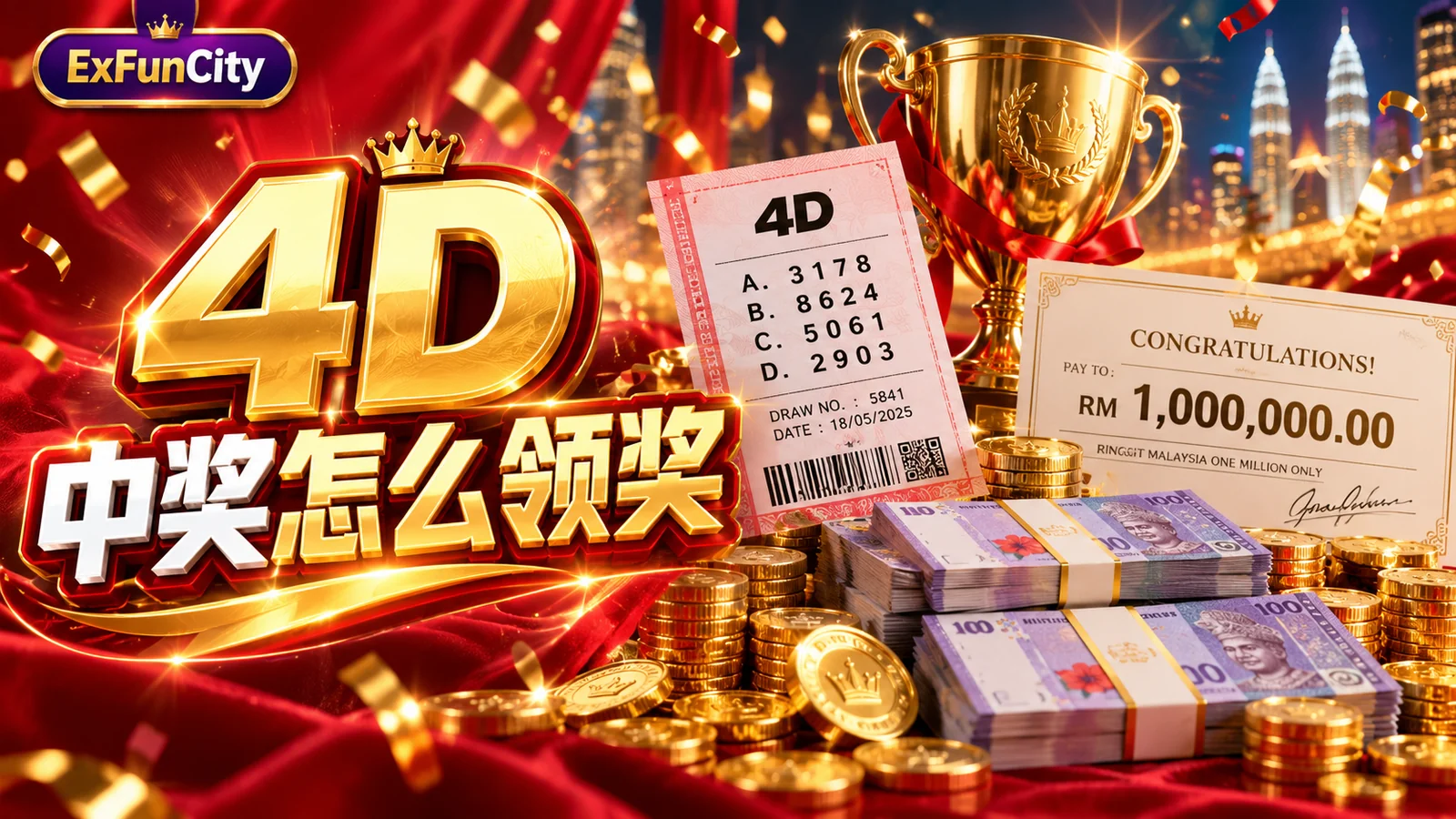4D 中奖怎么领奖？要抽税吗 | ExFunCity