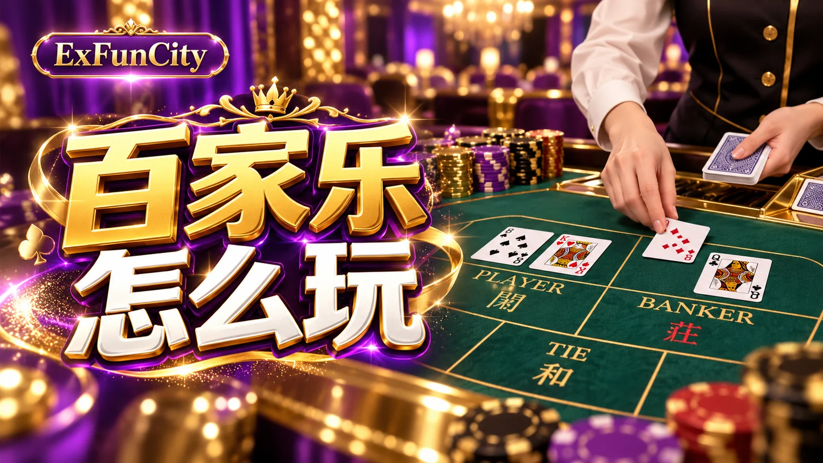 百家乐怎么玩？庄闲·和·路纸教学 | ExFunCity