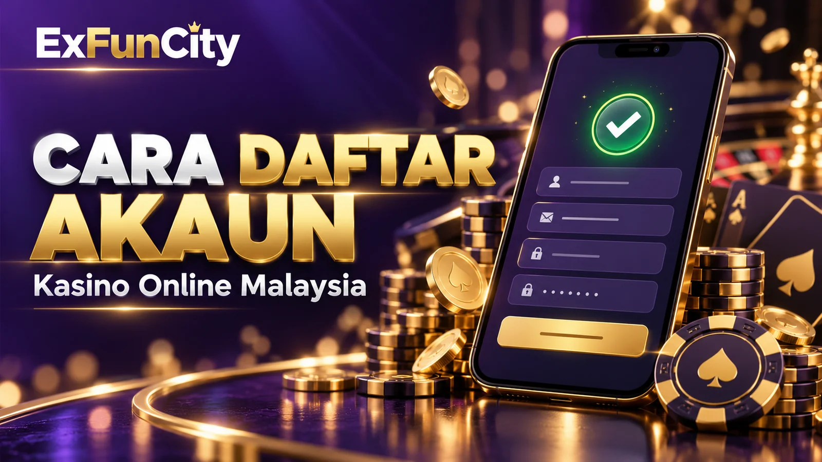 Cara Daftar Akaun Kasino Online Malaysia 2026 | ExFunCity