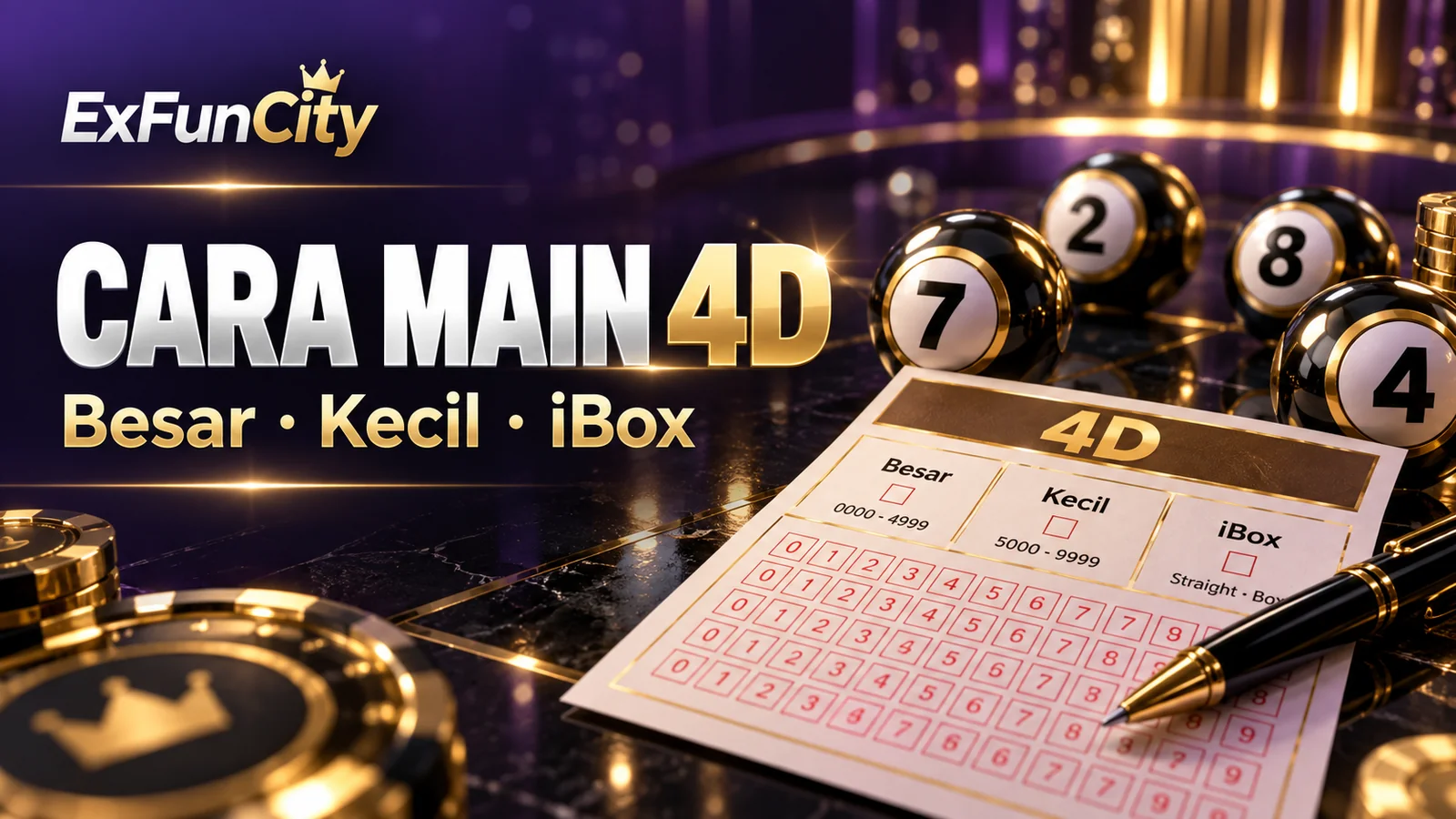Cara Main 4D: Besar, Kecil & iBox (Malaysia 2026) | ExFunCity