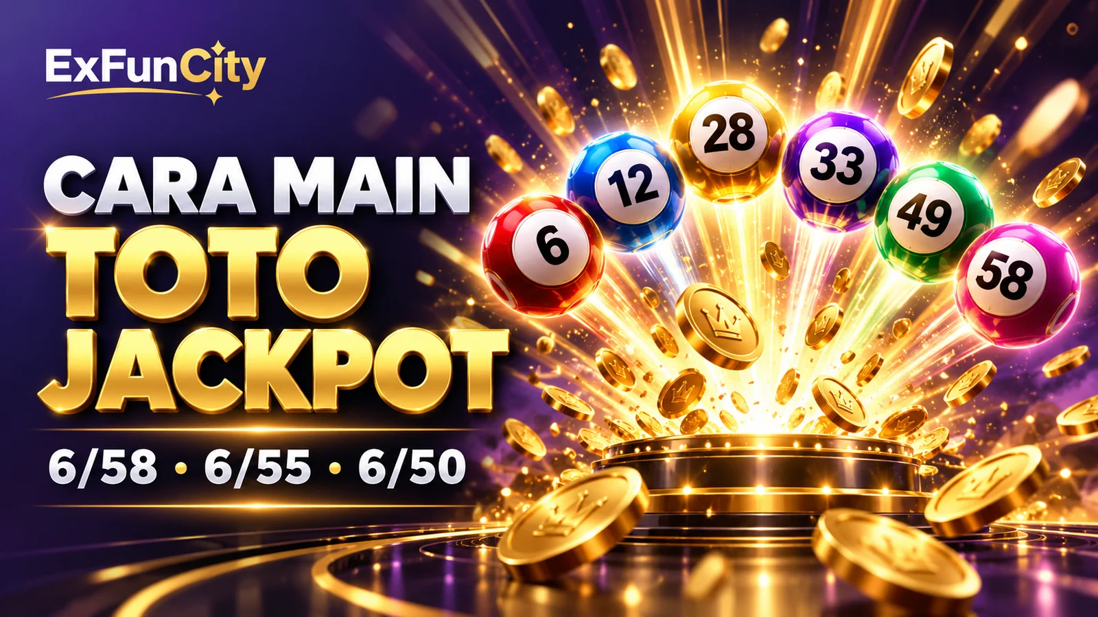 Cara Main Toto Jackpot Malaysia 2026 (6/58, 6/55, 6/50) | ExFunCity