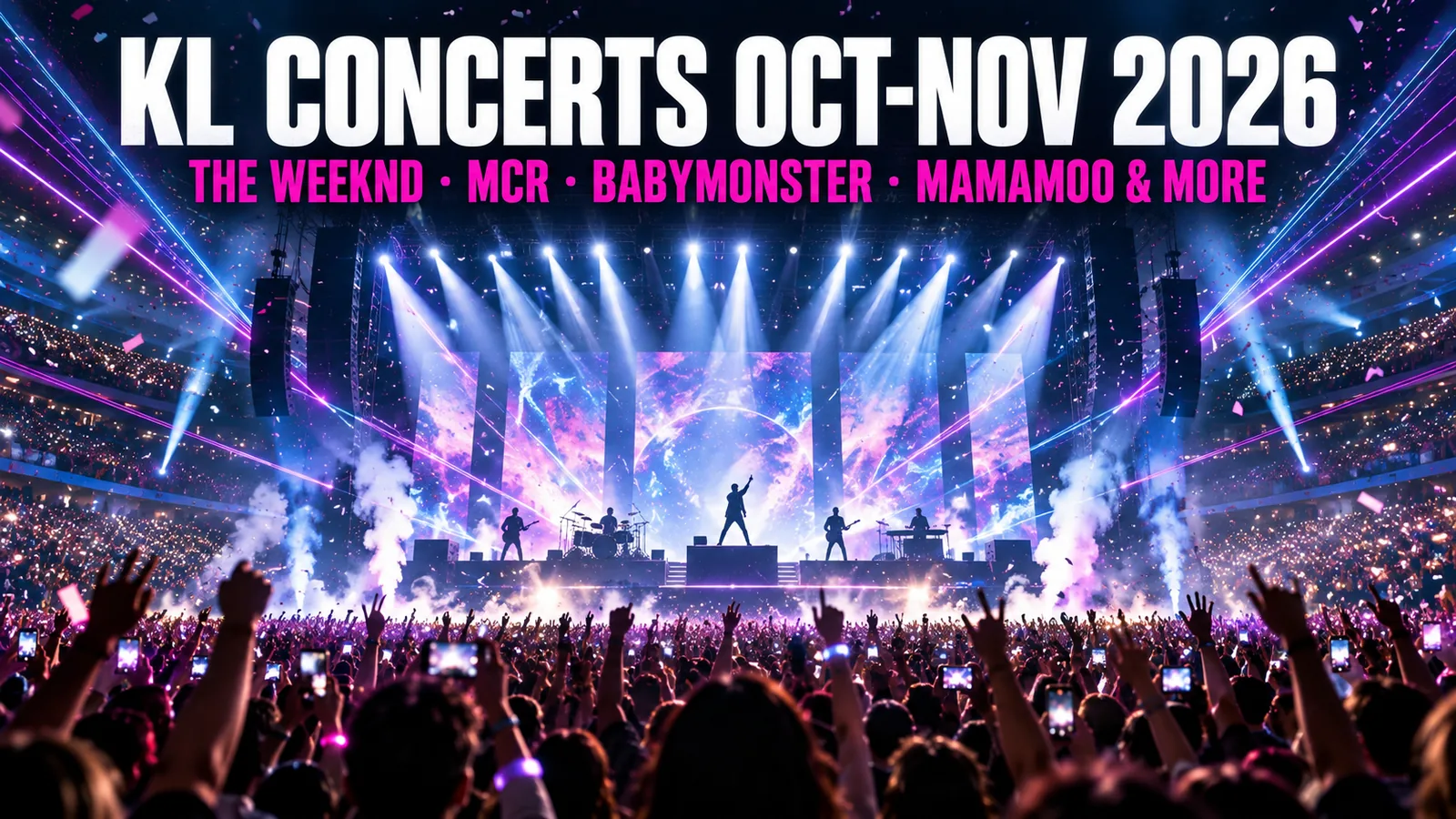 KL Concerts Oct-Nov 2026: The Weeknd, MCR & More