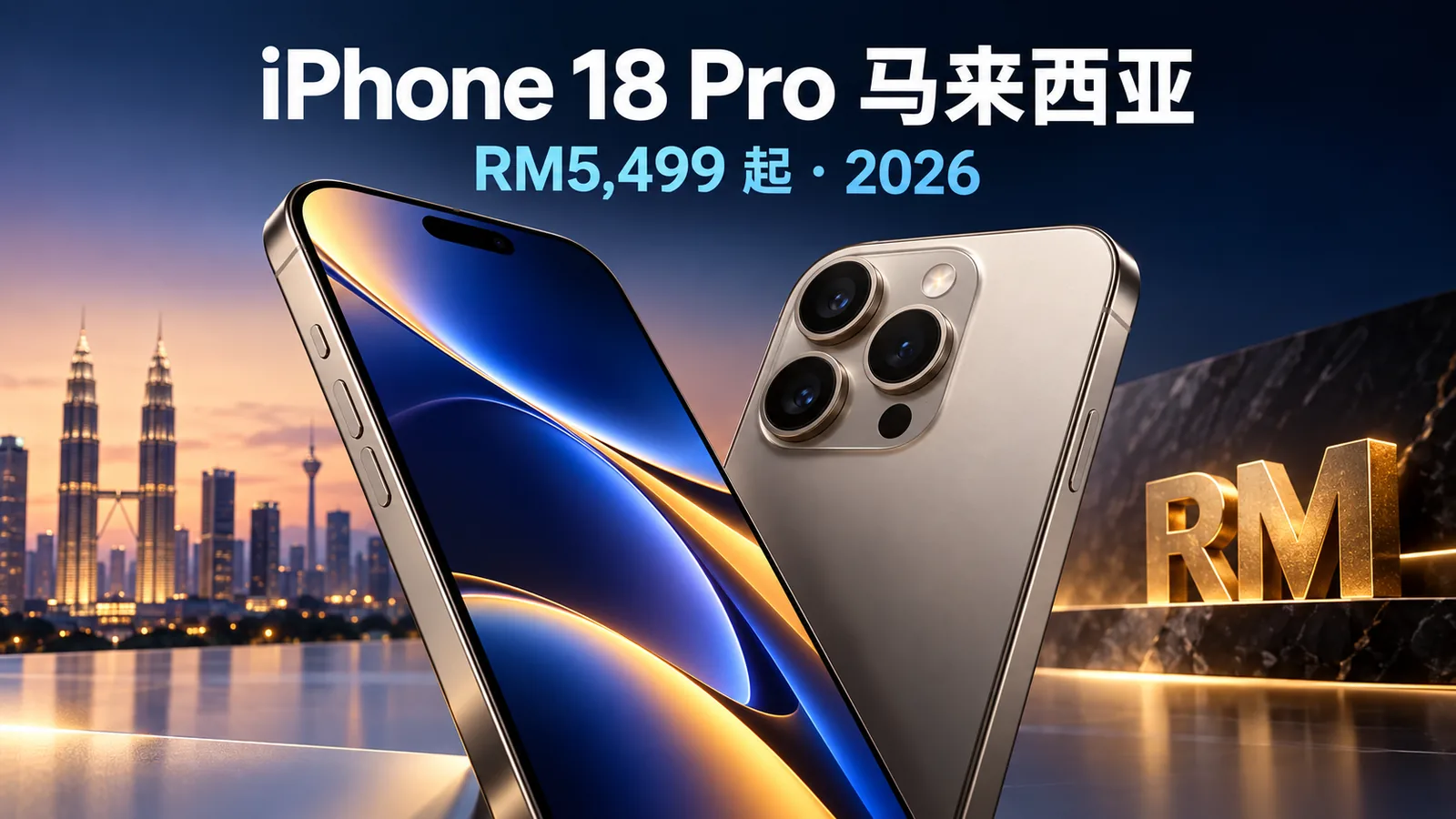 iPhone 18 Pro 马来西亚价格 2026：RM5,499 起
