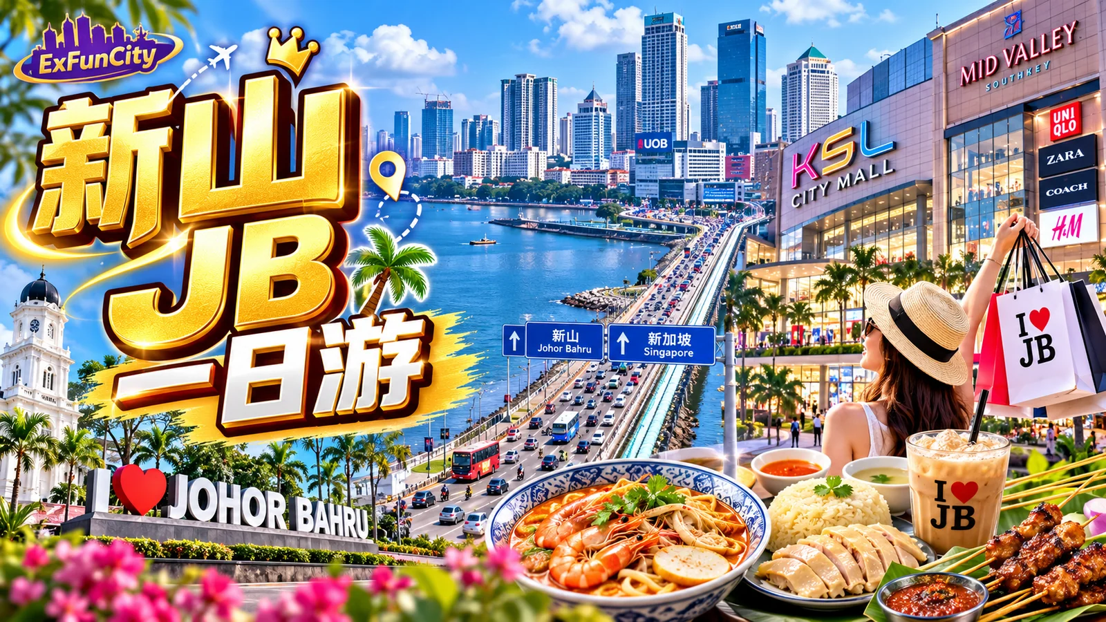 新山 JB 一日游：好去处·美食·过关攻略 | ExFunCity