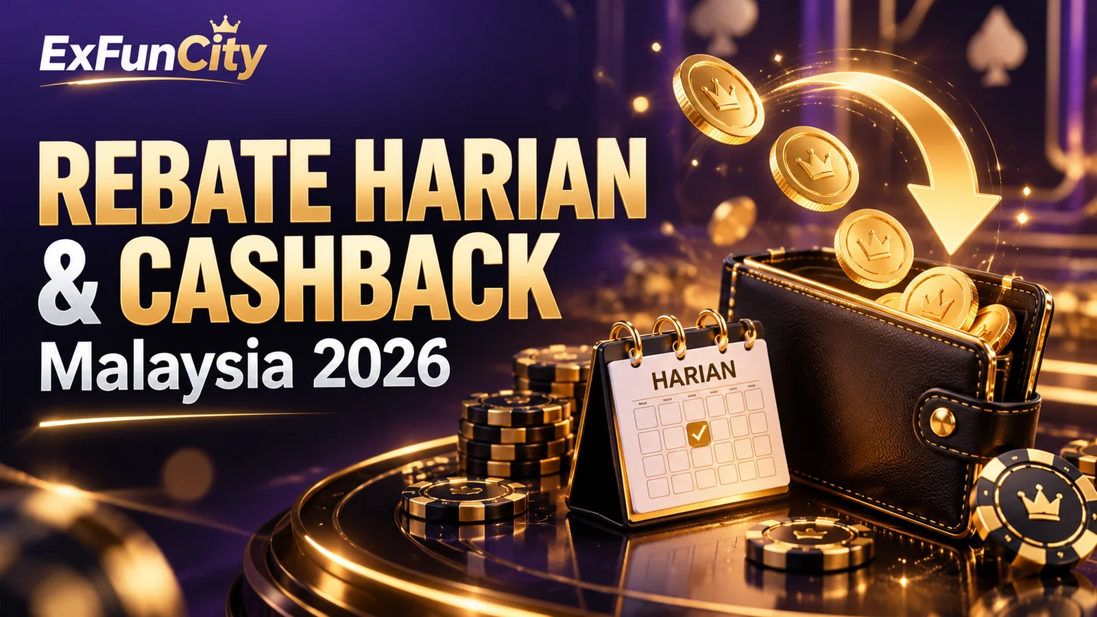 Kasino Rebate Harian & Cashback Malaysia 2026 | ExFunCity