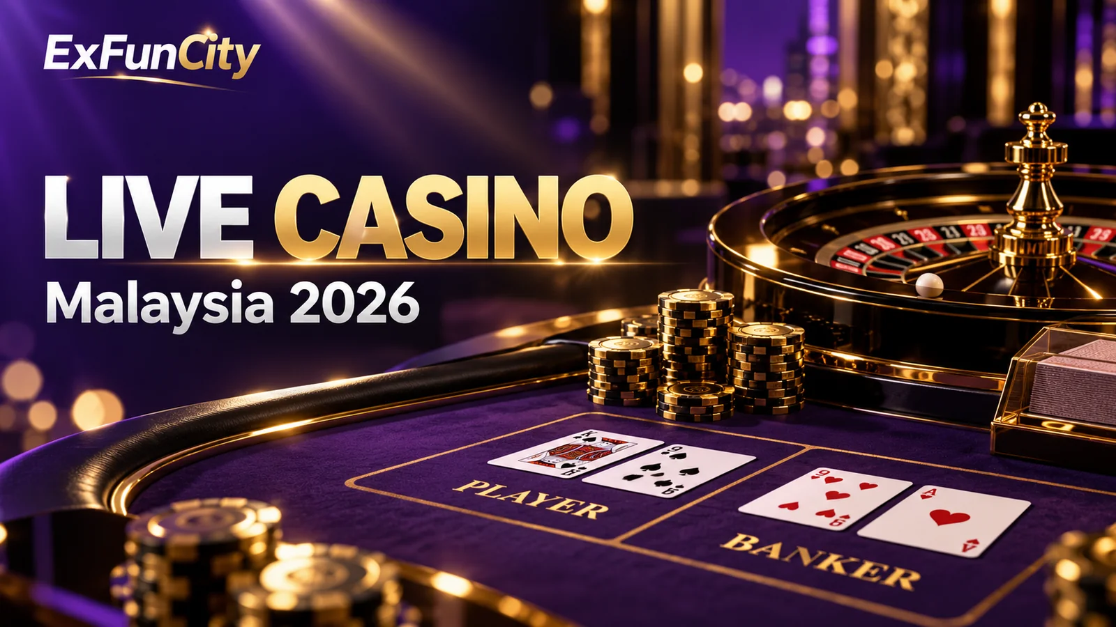 Live Casino Malaysia 2026 — Dealer Sebenar & Permainan | ExFunCity