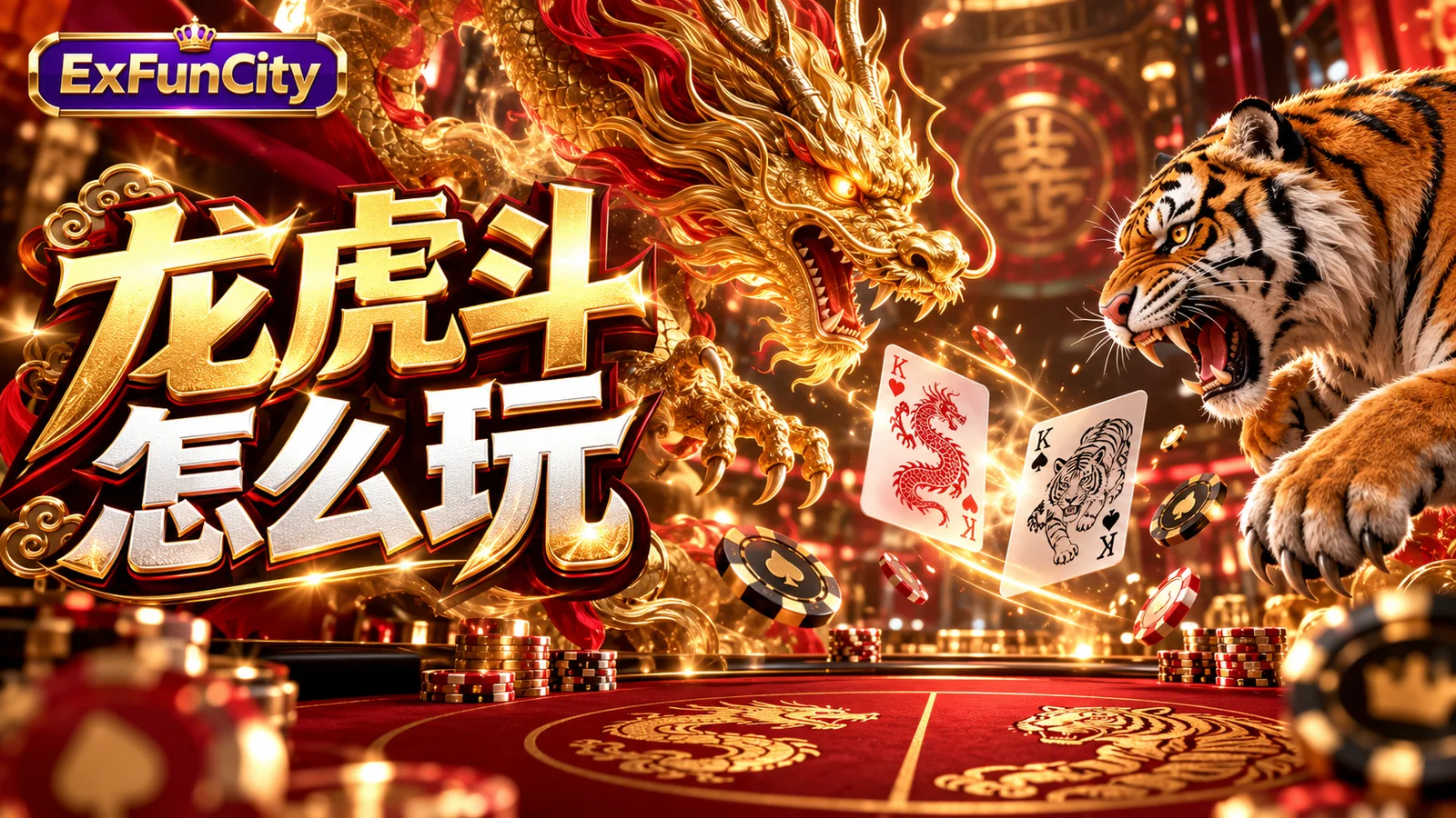 龙虎斗怎么玩？最简单真人游戏教学 | ExFunCity