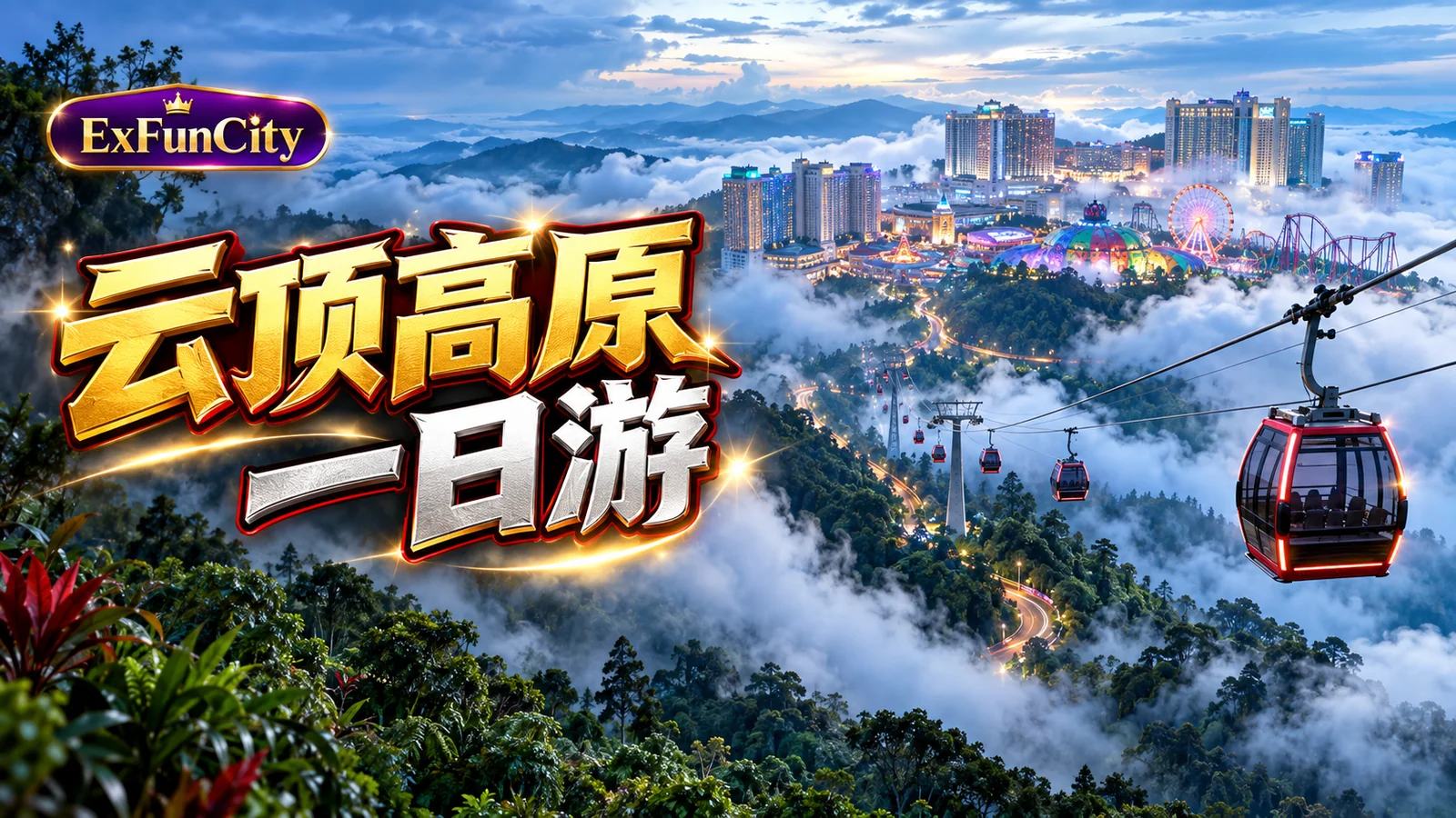 云顶高原一日游攻略：交通·门票·必玩 | ExFunCity