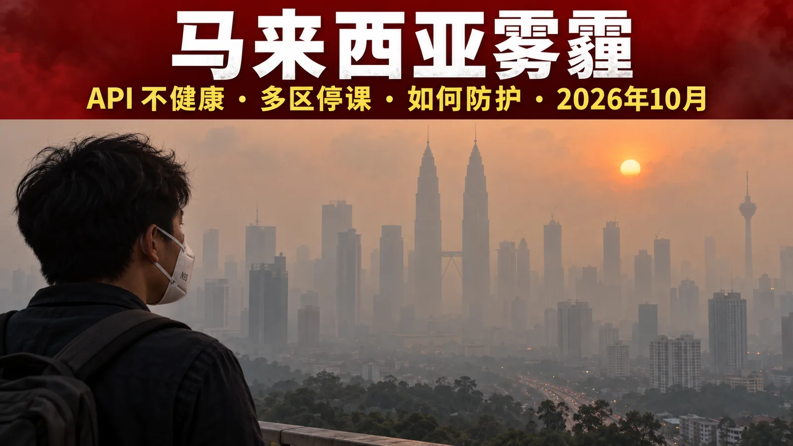 马来西亚雾霾 2026：API、停课与防护指南