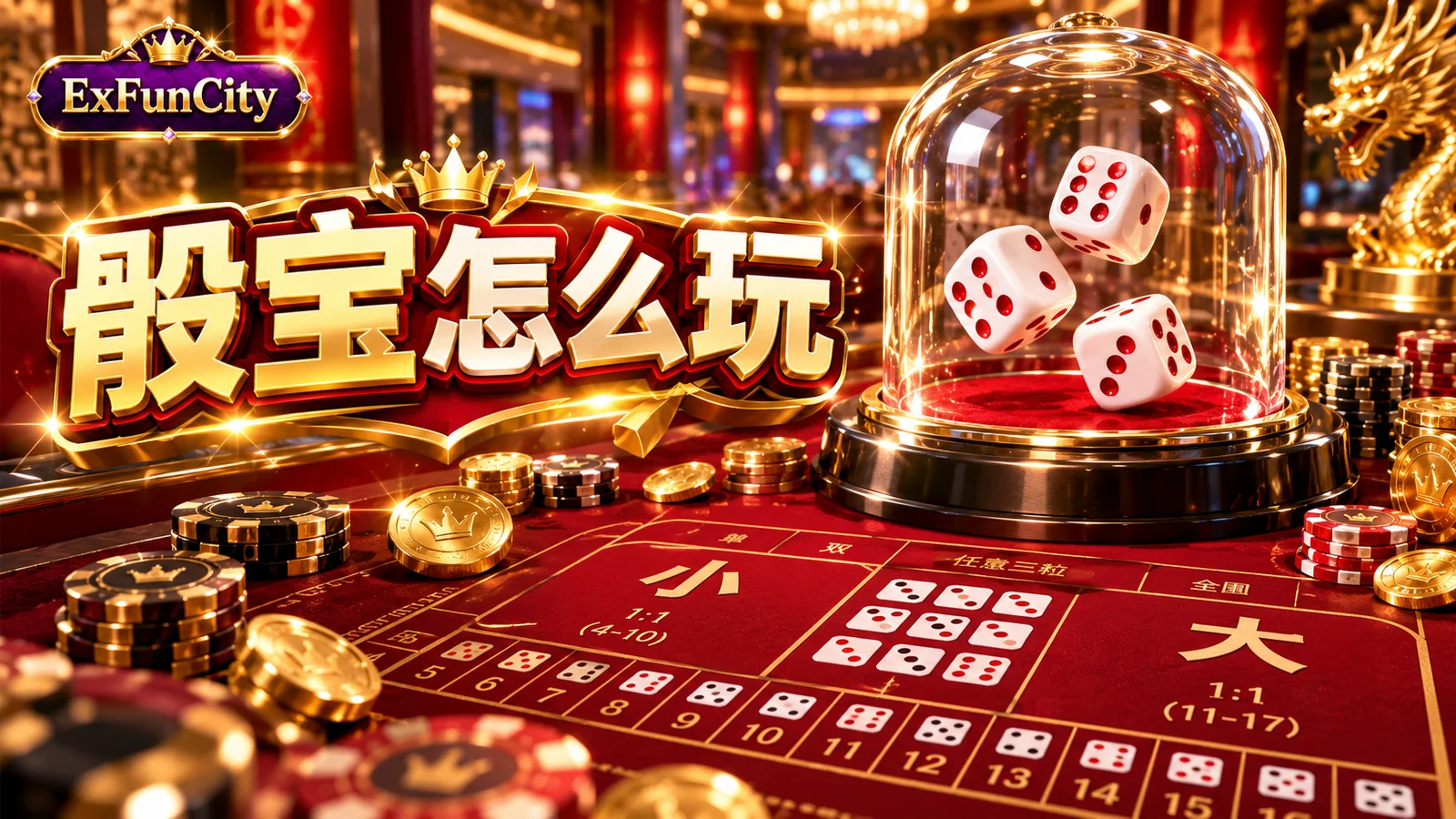 骰宝 Sic Bo 怎么玩？大小·围骰下注教学 | ExFunCity