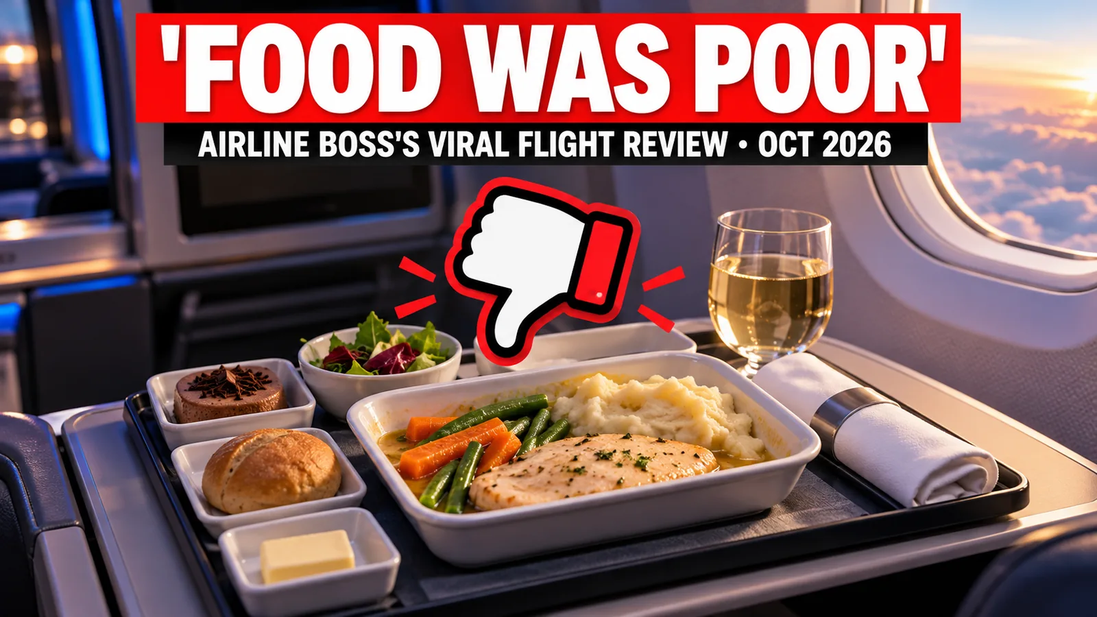 Tony Fernandes Flies SIA, Calls Its Food 'Poor'