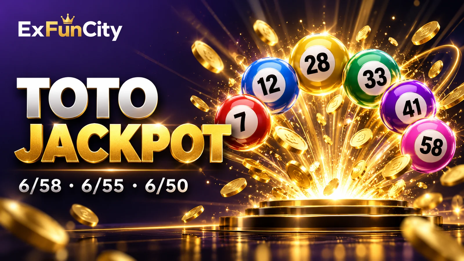 Toto Jackpot Malaysia 2026 — How to Play 6/58, 6/55, 6/50 | ExFunCity