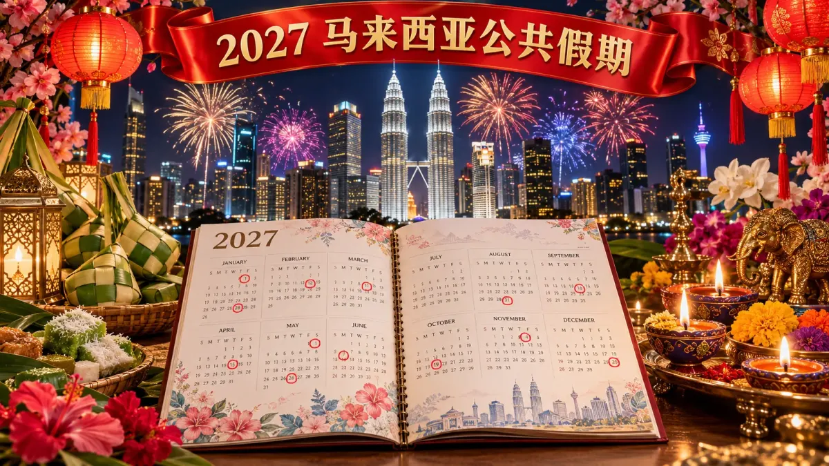 2027 马来西亚公共假期全表：各州假期、学校假期与长周末