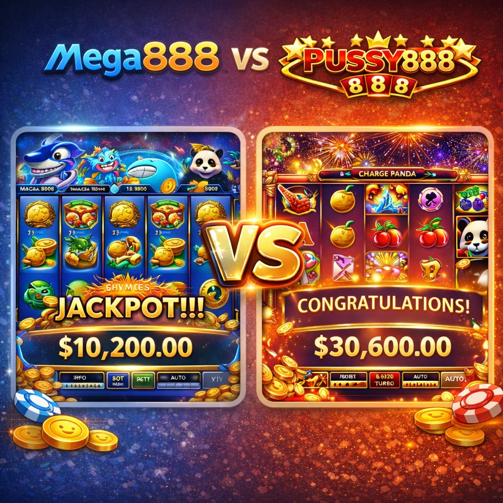 Mega888 VS Pussy888 Difference Review Slot Game Casino Malaysia