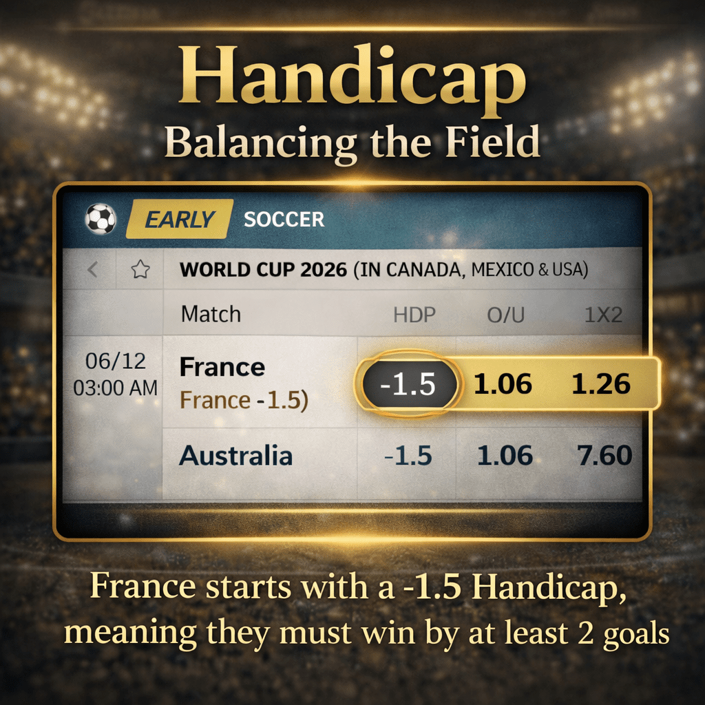 2026 World Cup Betting Guide Sport Handicaps Over Under Live Bet