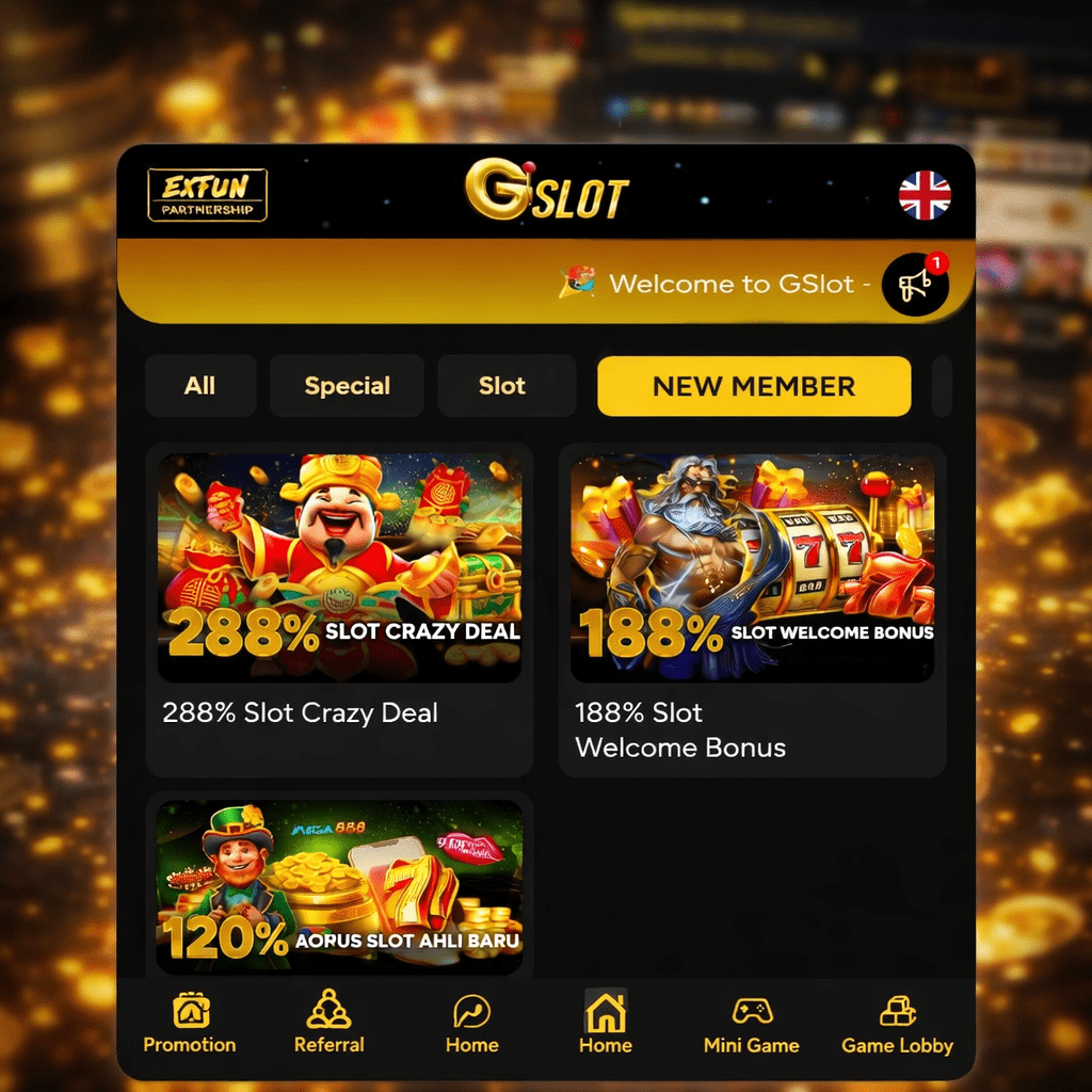 Gslot 288 percent deposit bonus promotion
