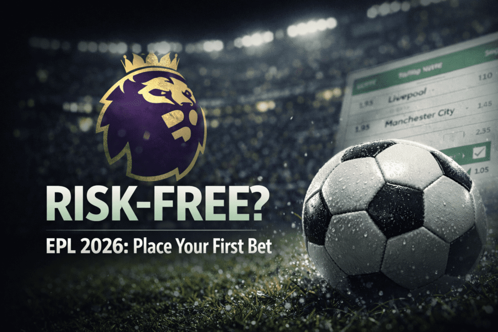 EPL 2026: How to Place Your First Bet Risk-Free