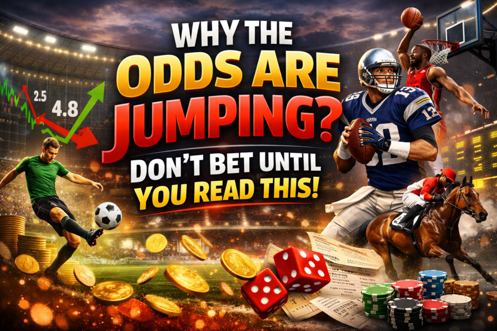 Why the Odds are Jumping? Don’t Bet Until You Read This!