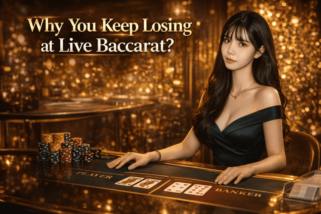 Why You Keep Losing at Live Baccarat?